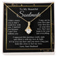 Soulmate Necklace Gift From Husband, Anniversary Romantic Gifts for Soulmate from Husband, Wife Wedding Gifts Message Card and Necklace Gifts Box Gift Box Styles on Birthday, Wedding, Anniversary, Valentine Allruing Necklace