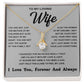 Soulmate Necklace For Women, To My Wife, Soulmate Gifts For Her, Future Wife Necklace, Necklaces For Girlfriend, To My Wife Necklace, Wife Necklace From Husband Necklace Message Card and Gift Box Styles on Birthday, Christmas, Valentine Allruing Necklace