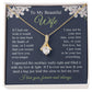 Wife Necklace Gift for Her, Soulmate Jewelry, Necklace for Future Soulmate, Valentine Anniversary Jewelry for Wife Necklace Gifts from Husband - Soulmate Gift Necklace with Message Card and Gift Box Allruing Necklace