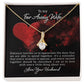 Couples Gifts, Far Away Wife Necklace Gifts From Husband, Wedding Anniversary Jewelry For Wife From Husband, Wife Birthday From Husband, To My Soulmate Message Card and Gift Box styles On Birthday, Christmas, Anniversary  Allruing Necklace