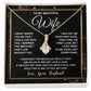 Wife Necklace Gifts From Husband, For Wife From Husband, Soulmate Anniversary Gifts From Husband, Necklaces For Wife From Husband To My Wife Necklace Message Card and Necklace Gift Box Gift Box Styles on Birthday, Wedding, Anniversary, Valentine Allruing