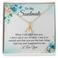 To My Soulmate, To My Wife Necklace, Wife Necklace, Wife Gift, WIfe Gift From Husband, Happy Anniversary, Meaningful Necklace Message Card and Gift Box Styles on Birthday, Christmas, Anniversary Allruing Necklace