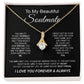 To My Beautiful Soulmate Necklace, Love Necklace for Girlfriend, Soulmate Jewelry, Soulmate Necklace, Future Wife Gifts, Necklace for Wife from Husband Necklace Message Card and Gift Box Styles on Birthday, Christmas, Wedding, Anniversary Allruing Necklac