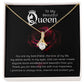Couples Gifts, Beautiful Queen Necklace Gifts From Husband, Wedding Anniversary Jewelry For Wife From Husband, Wife Birthday From Husband, To My Soulmate Message Card and Gift Box styles On Birthday, Christmas, Anniversary  Allruing Necklace