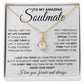 to My Soulmate Necklace, Soulmate Jewelry for Women, Wife Gifts from Husband , Valentine Necklace for Wife Soulmate Gifts Future Wife Necklace Message Card and Gift Box Styles on Birthday, Wedding, Anniversary, Valentine Allruing Necklace