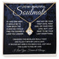 To My Beautiful Soulmate Necklace, Soulmate Jewelry For Women, Wife Necklace From Husband, Soulmate Gift For Her, To My Future Soulmate Necklace Message Card and Necklace Gift Box Gift Box Styles on Birthday, Wedding, Anniversary, Valentine Allruing Neckl