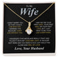 To My Beautiful Soulmate Necklace Gifts for Wife from Husband, Soulmate Valentine Gifts, Gift for Soulmate Message Card and Necklace Gift Box Gift Box Styles on Birthday, Wedding, Anniversary, Valentine Allruing Necklace