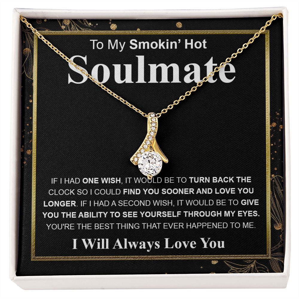Gifts For Soulmate Birthday Gifts From Husband Necklace Valentines Day, Necklace for Future Soulmate, Valentine Necklace Jewelry for Wife Necklace Gifts from Husband - Soulmate Gift Necklace with Message Card and Gift Box.jpg Allruing Necklace
