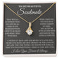 Couples Gifts Necklace To My Soulmate Necklace, Necklace Gifts For Wife From Husband Jewelry Romantic Gifts For My Wife Necklace Message Card and Gift Box Styles on Birthday, Christmas, Wedding, Anniversary, Valentine Allruing Necklace