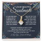 To My Beautiful Soulmate Necklace, Soulmate Jewelry For Women, Wife Necklace From Husband, Soulmate Gifts For Her, To My Future Soulmate Necklace Message Card and Necklace Gift Box Gift Box Styles on Birthday, Wedding, Anniversary, Valentine Allruing Neck