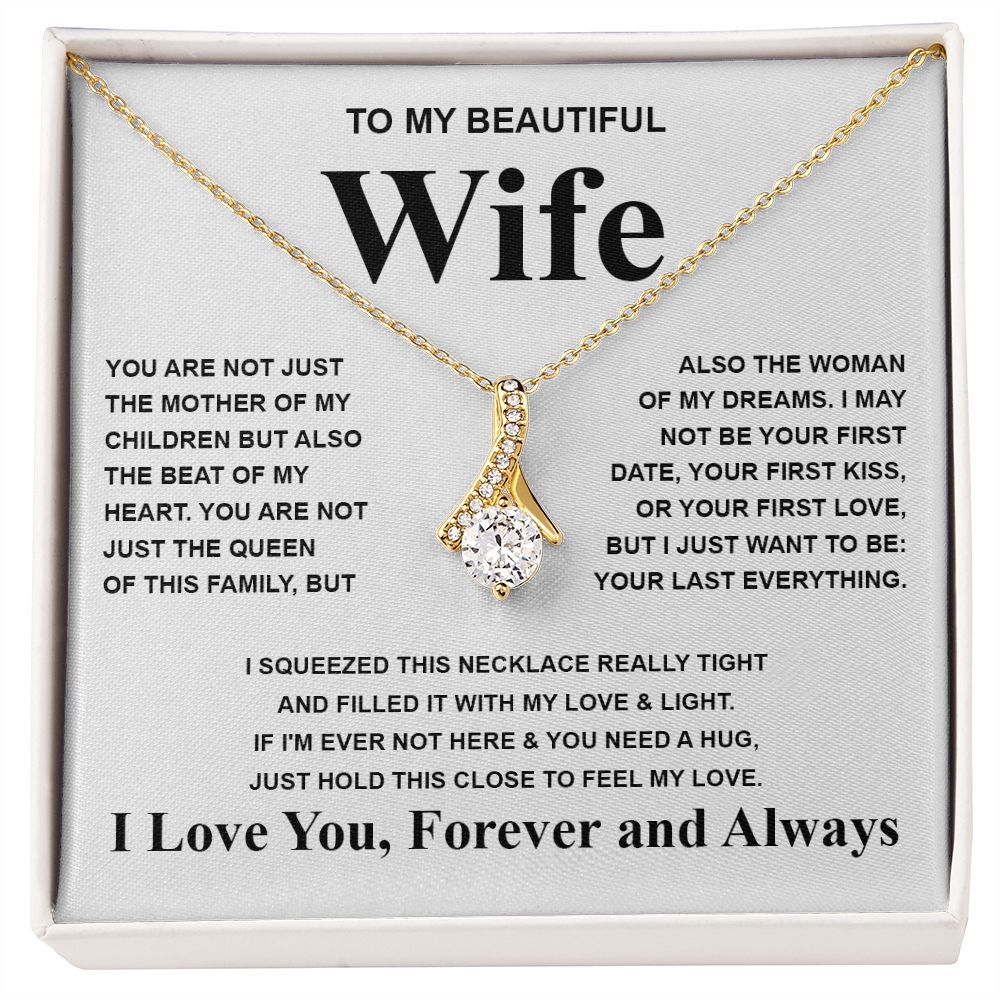 Gifts For Wife Birthday Gifts From Husband Necklace Valentines Days, Necklace for Future Soulmate, Valentine Necklace Jewelry for Wife Necklace Gifts from Husband - Soulmate Gift Necklace with Message Card and Gift Box Allruing Necklace