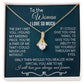 To The Woman Necklace Future Wife Gifts, Promise Necklace For Her, Fiance Gifts For Her, Valentine Birthday Gifts For Future Wife With Message Card Box LED, Soulmate Necklace For Women, To My Wife Necklace Allruing Necklace
