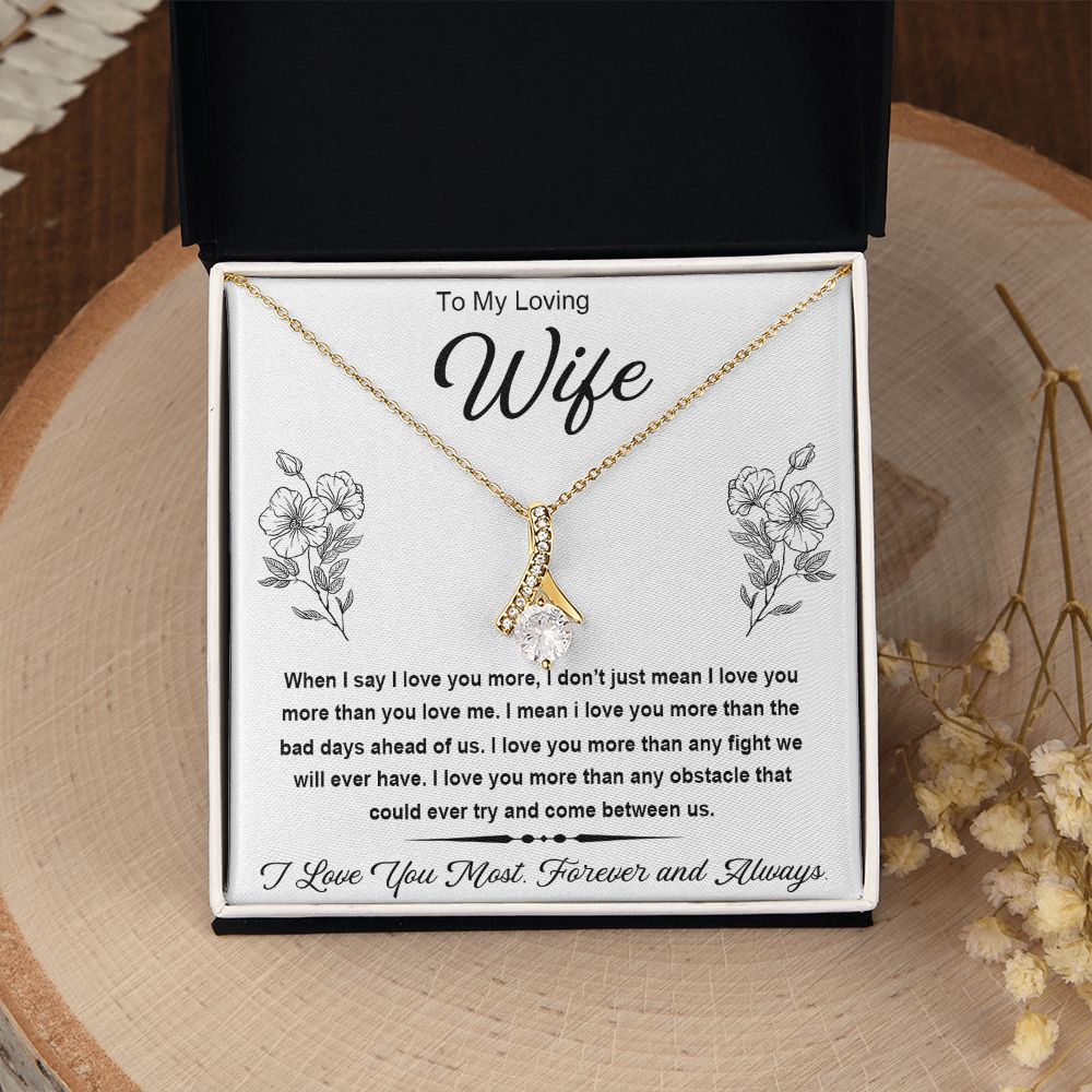 Soulmate Necklace For Women, Soulmate Gifts For Her, Future Wife Necklace, Necklaces Girlfriend, Soulmate Jewelry, To My Wife Necklace, Wife Necklace From Husband, Necklace Message Card and Gift Box Styles on Birthday, Christmas, Valentine Allruing Neckla