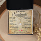 My Beautiful Soulmate Necklace Future Wife Gifts, Promise Necklace For Her, Fiance Gifts For Her, Valentine Gifts For Soulmate From Husband With Message Card Box LED, Soulmate Necklace For Women, To My Wife Necklace Allruing Necklace