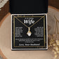 Valentine Gifts for Wife Necklace from Husband, Gifts for Wife from Husband, Wedding Gifts for Her Gifts Soulmate Message Card and Necklace Gift Box Gift Box Styles on Birthday, Wedding, Anniversary, Valentine Allruing Necklace