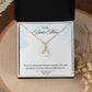 My Bonus Mom Necklace, Dear Mom, Mother's Day Necklace, Gift for Mom from Daughter, Son, Amazing Mom, Perfect Mother Mother's Day Gift, Love Knot Necklace Message Card and Gift Box Styles on Birthday, Christmas, Anniversary  Allruing Necklace