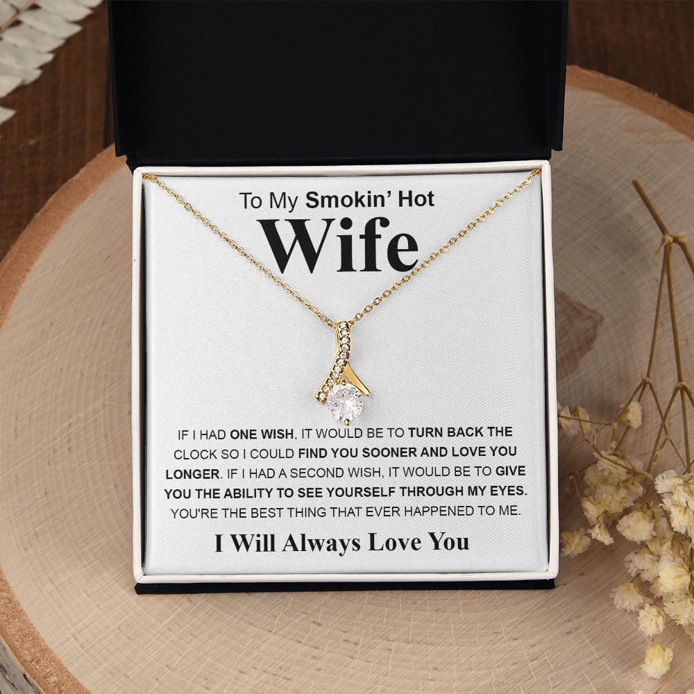 Gifts For Wife Birthday Gifts From Husband Necklace Valentines Day, Necklace for Future Soulmate, Wedding Anniversary Jewelry for Wife Necklace Gifts from Husband - Soulmate Gift Necklace with Message Card and Gift Box Allruing Necklace