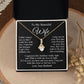 Wife Necklace Gift From Husband, Anniversary Romantic Gifts for Wife from Husband, Wife Birthday Gifts Message Card and Necklace Gifts Box Gift Box Styles on Birthday, Wedding, Anniversary, Valentine Allruing Necklace