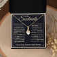 Couples Gifts, To My Beautiful Soulmate Necklace From Husband, Necklace For Wife From Husband, Wife Wedding From Husband, To My Wife, Necklace Custom Name Message Card and Gift Box Styles on Birthday, Christmas, Wedding, Anniversary Allruing Necklace