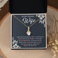 Soulmate Necklace For Women, To My Future Soulmate, Soulmate Gifts For Her, Future Wife Necklace, Necklaces For Girlfriend, To My Wife Necklace, Wife Necklace From Husband Necklace Message Card and Gift Box Styles on Birthday, Christmas, Valentine Allruin