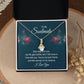 To My Soulmate Necklace for her Jewelry For Her Couples Gifts Necklaces For Soul Mate Christmas Jewelry, Dear Wife, Forever & Always, Love Knot Meaningful Necklace Message Card and Gift Box Styles on Birthday, Christmas, Anniversary Allruing Necklace