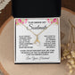 Soulmate Necklace Gifts from Husband, Wedding Anniversary Gifts for Wife from Husband, Wife Valentine Gifts from Husband, To My Wife Necklace Message Card and Necklace Gifts Box Gift Box Styles on Birthday, Wedding, Anniversary, Valentine Allruing Necklac