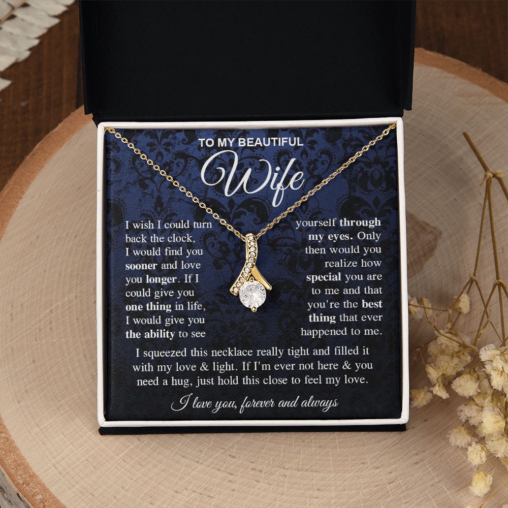 To My Soulmate Necklace Gift for Her, Soulmate Gifts From Husband, Valentine Gifts For Wife From Husband To My Soulmate Necklace Message Card and Necklace Gift Box Gift Box Styles on Birthday, Wedding, Anniversary, Valentine Allruing Necklace