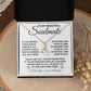 To My Beautiful Soulmate Necklace Gift for Her, Soulmate for Wife Birthday Gifts from Husband, Anniversary Jewelry for Women, Soulmate Gifts, Message Card and Necklace Gifts Box Gift Box Styles on Birthday, Wedding, Anniversary, Valentine Allruing Necklac