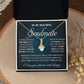 Personalized Valentine Gift For Wife, To My Soulmate Necklace For Women, Soulmate Necklace, To My Wife Necklace From Husband, Necklace Custom Name Message Card and Gift Box Styles on Birthday, Christmas, Wedding, Anniversary Allruing Necklace