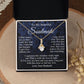 Soulmate Necklace Gift From Husband, Anniversary Romantic Gifts for Wife from Husband, Soulmate Valentine Gifts Message Card and Necklace Gifts Box Gift Box Styles on Birthday, Wedding, Anniversary, Valentine Allruing Necklace