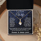 Gifts for Wife Necklace from Husband, Gifts for Wife from Husband, Wedding Gifts for Her Gifts Soulmate Message Card and Necklace Gift Box Gift Box Styles on Birthday, Wedding, Anniversary, Valentine Allruing Necklace
