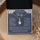 Wife Necklace Gift for Her, Soulmate Jewelry, Necklace for Future Wife, Wedding Anniversary Jewelry for Wife Necklace Gifts from Husband - Soulmate Gift Necklace with Message Card and Gift Box Allruing Necklace