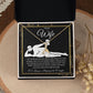 To My Wife Necklace For Women, Funny Gifts For Girlfriend,Valentine Christmas Presents For Girlfriend, Best Birthday Meaningful Gift Ideas For Wife, Women Romantic Jewelry For Her Wedding Message Card and Gift Box Styles Allruing Necklace