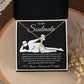 To My Soulmate Necklace For Women, Funny Gifts For Girlfriend,Valentine Christmas Presents For Girlfriend, Best Birthday Meaningful Gift Ideas For Wife, Women Romantic Jewelry For Her Anniversary Message Card and Gift Box Styles Allruing Necklace