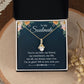 To My Beautiful Soulmate Necklace for her Jewelry For Her Couples Gifts Necklaces For Soul Mate Christmas Jewelry Romantic, Love Knot Meaningful Necklace Message Card and Gift Box Styles on Birthday, Christmas, Anniversary  Allruing Necklace