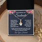 Soulmate Necklace Gifts from Husband, Wedding Anniversary Gifts for Wife from Husband, Wife Birthday Gifts from Husband, To My Wife Necklace Message Card and Necklace Gifts Box Gift Box Styles on Birthday, Wedding, Anniversary, Valentine Allruing Necklace