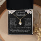 Soulmate Necklace Gift for Her, Soulmate Jewelry, Necklace for Future Wife, Wedding Valentine Jewelry for Wife Necklace Gifts from Husband - Soulmate Gift Necklace with Message Card and Gift Box Allruing Necklace