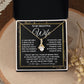 To My Beautiful Wife Necklace Gift for Her, Soulmate for Wife Valentine Gifts from Husband, Wedding Jewelry for Women, Soulmate Gifts, Message Card and Necklace Gifts Box Gift Box Styles on Birthday, Wedding, Anniversary, Valentine Allruing Necklace