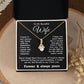 Gifts for Wife Necklace from Husband, Gifts for Wife from Husband, Anniversary Gifts for Her Gifts Soulmate Message Card and Necklace Gift Box Gift Box Styles on Birthday, Wedding, Anniversary, Valentine Allruing Necklace