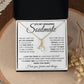 to My Soulmate Necklace, Soulmate Jewelry for Women, Wife Gifts from Husband , Valentine Necklace for Wife Soulmate Gifts Future Wife Necklace Message Card and Gift Box Styles on Birthday, Wedding, Anniversary, Valentine Allruing Necklace