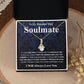 Gifts For Soulmate Birthday Gifts From Husband Necklace Valentines Day, Necklace for Future Soulmate, Wedding Valentine Jewelry for Wife Necklace Gifts from Husband - Soulmate Gift Necklace with Message Card and Gift Box Allruing Necklace