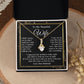 Wife Necklace Gift From Husband, Anniversary Romantic Gifts for Wife from Husband, Wife Wedding Gifts Message Card and Necklace Gifts Box Gift Box Styles on Birthday, Wedding, Anniversary, Valentine Allruing Necklace
