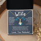 Soulmate Necklace For Women, To My Future Wife, Soulmate Gifts For Her, Future Wife Necklace, Necklaces For Girlfriend, To My Wife Necklace, Wife Necklace From Husband Necklace Message Card and Gift Box Styles on Birthday, Christmas, Valentine Allruing Ne