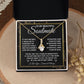 To My Beautiful Soulmate Necklace Gift for Her, Soulmate for Wife Valentine Gifts from Husband, Wedding Jewelry for Women, Soulmate Gifts, Message Card and Necklace Gifts Box Gift Box Styles on Birthday, Wedding, Anniversary, Valentine Allruing Necklace