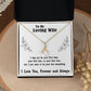 Soulmate Necklace For Women, Soulmate Gifts For Her, Future Wife Necklace, Necklaces For Girlfriend, To My Wife Necklace, Wife Necklace From Husband Necklace Message Card and Gift Box Styles on Birthday, Christmas, Valentine Allruing Necklace