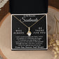 Couples Gifts, To My Beautiful Soulmate Necklace Gifts From Husband, Wedding Anniversary For Wife From Husband, To My Beautiful Wife, Necklace Custom Name Message Card and Gift Box Styles on Birthday, Christmas, Wedding, Anniversary Allruing Necklace