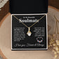 To My Future Wife Necklace My Last Everything, Promise Necklace For Her, Fiance Gifts For Her, Valentine Gifts For Future Wife With Message Card Box LED, Soulmate Necklace For Women, To My Wife Necklace Allruing Necklace