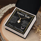 To My Future Wife Necklace My Last Everything, Promise Necklace For Her, Fiance Gifts For Her, Wedding Valentine Gifts For Future Wife With Message Card Box LED, Soulmate Necklace For Women, To My Wife Necklace Allruing Necklace