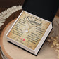My Beautiful Soulmate Necklace Future Wife Gifts, Promise Necklace For Her, Fiance Gifts For Her, Valentine Gifts For Soulmate From Husband With Message Card Box LED, Soulmate Necklace For Women, To My Wife Necklace Allruing Necklace
