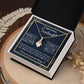 Couples Gifts, To My Dear Wife Necklace Gifts From Husband, Wedding For Wife From Husband, Wife Birthday From Husband, To My Beautiful Wife, Necklace Custom Name Message Card and Gift Box Styles on Birthday, Christmas, Wedding, Anniversary Allruing Neckla